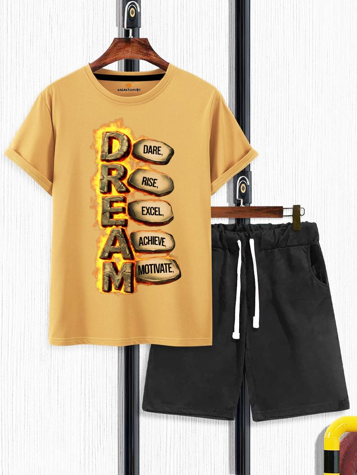 Galactic Hubs Dream Yellow T-Shirt & Short