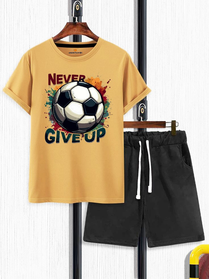 Foot Ball Yellow T-Shirt & Short