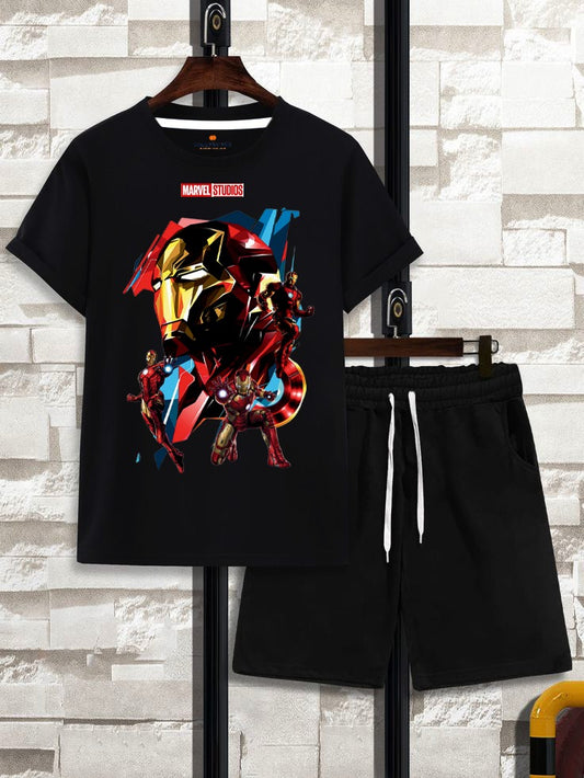 Galactic Hubs Black T-Shirt & Short
