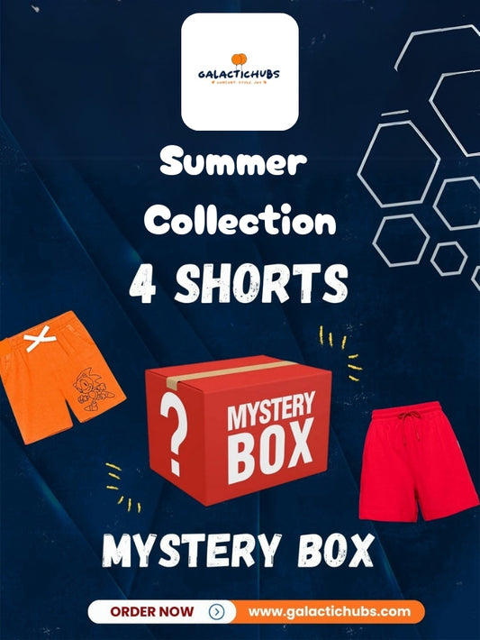 GALACTIC HUBS 4 SUMMER KIDS SHORTS